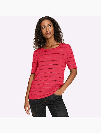 Pull Ajouré Motif Ajouré Léger - Taille Standard - helline