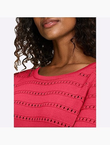 Pull Ajouré Motif Ajouré Léger - Taille Standard - helline