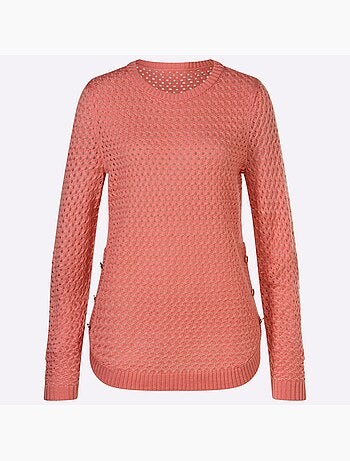 Pull Ajouré Motif Ajouré Léger - Taille Standard - Moda Vilona