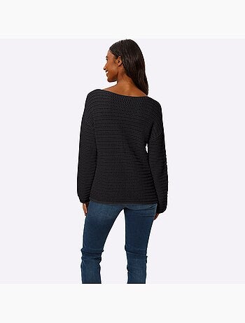 Pull Ajouré Pur Coton - Taille Standard - helline
