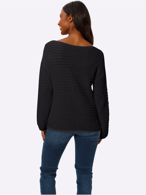 Pull Ajouré Pur Coton - Taille Standard - helline - Kiabi