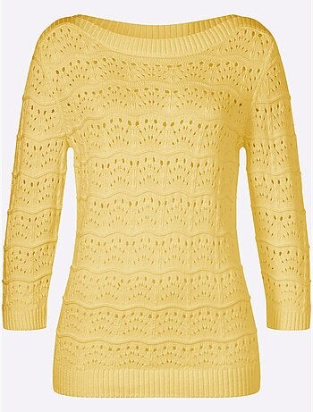 Pull Ajouré Pur Coton - Taille Standard - Moda Vilona