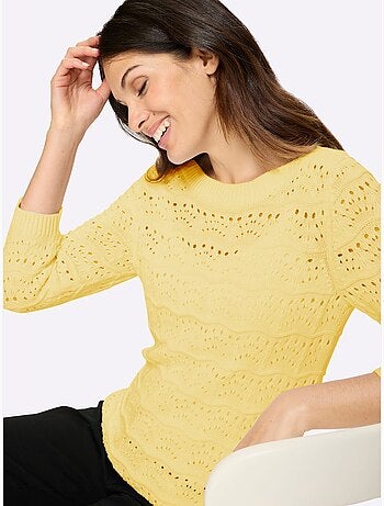 Pull Ajouré Pur Coton - Taille Standard - Moda Vilona