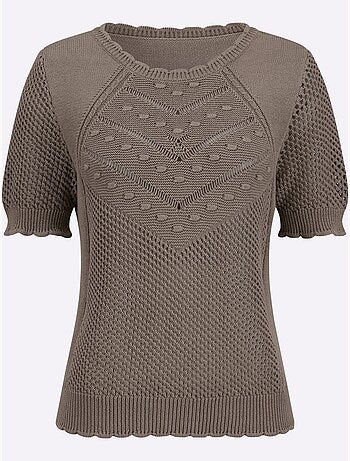 Pull Ajouré Pur Coton - Taille Standard - Witt