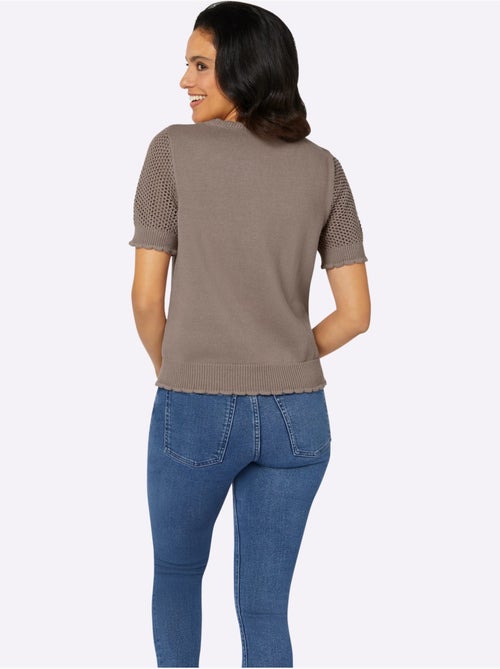 Pull Ajouré Pur Coton - Taille Standard - Witt - Kiabi