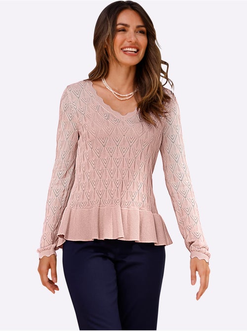 Pull Ajouré Pure Viscose - Taille Standard - Witt - Kiabi Pull Ajouré Pure Viscose - Taille Standard - Witt - Kiabi