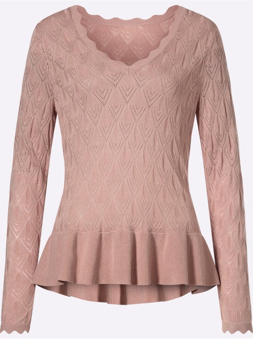 Pull Ajouré Pure Viscose - Taille Standard - Witt - Kiabi Pull Ajouré Pure Viscose - Taille Standard - Witt - Kiabi