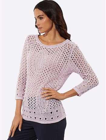 Pull Ajouré Qualité Estivale - Taille Standard - Helline