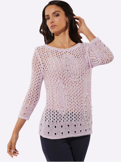 Pull Ajouré Qualité Estivale - Taille Standard - Helline - Kiabi