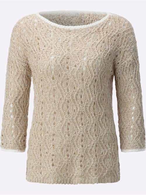 Pull Ajouré Superbe Motif Ajouré - Taille Standard - helline - Kiabi