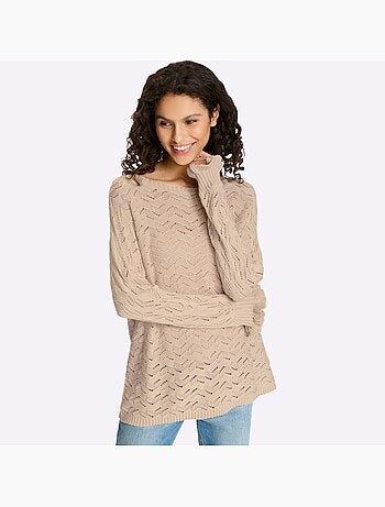 Pull Ajouré Tricot Ajouré - Taille Standard - helline