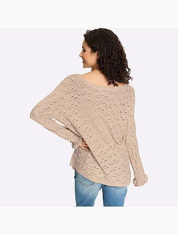Pull Ajouré Tricot Ajouré - Taille Standard - helline