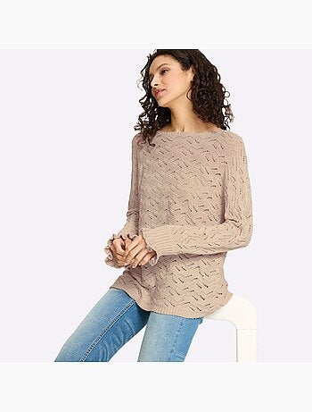 Pull Ajouré Tricot Ajouré - Taille Standard - helline