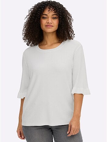 Pull Ajouré Tricot Ajouré - Taille Standard - Sheego