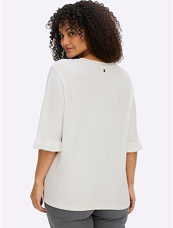 Pull Ajouré Tricot Ajouré - Taille Standard - Sheego