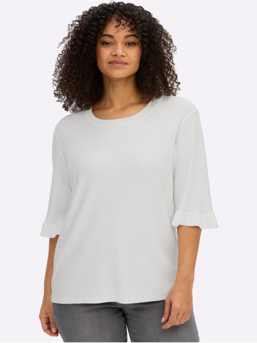 Pull Ajouré Tricot Ajouré - Taille Standard - Sheego - Kiabi