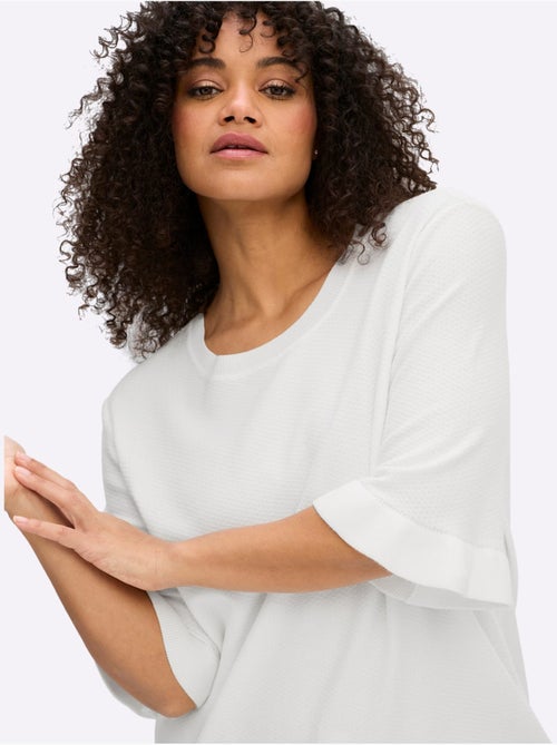 Pull Ajouré Tricot Ajouré - Taille Standard - Sheego - Kiabi