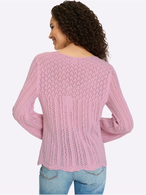 Pull Ajouré Tricot Estival Très Léger - Taille Standard - Helline - Kiabi Pull Ajouré Tricot Estival Très Léger - Taille Standard - Helline - Kiabi