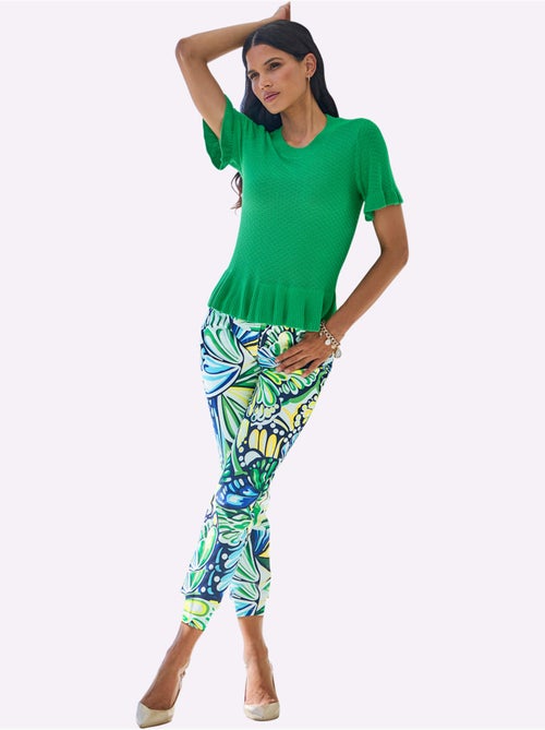 Pull Ajouré Volants Tendance - Taille Standard - helline - Kiabi