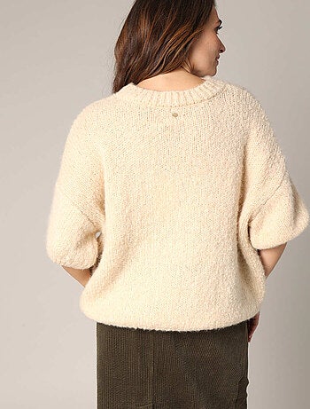 Pull ample en grosse maille 'Deeluxe'