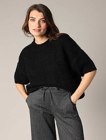 Pull ample en grosse maille 'Deeluxe'