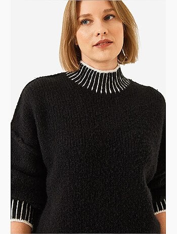 Pull ample en maille à motifs lucci