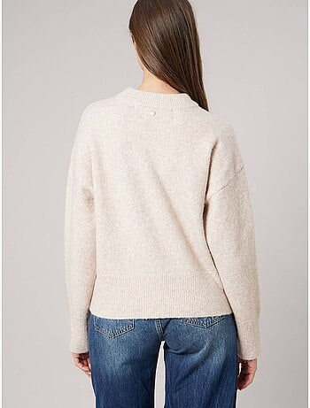 Pull ample femme en maille douce 'deeluxe'