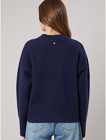 Pull ample femme en maille douce 'deeluxe'