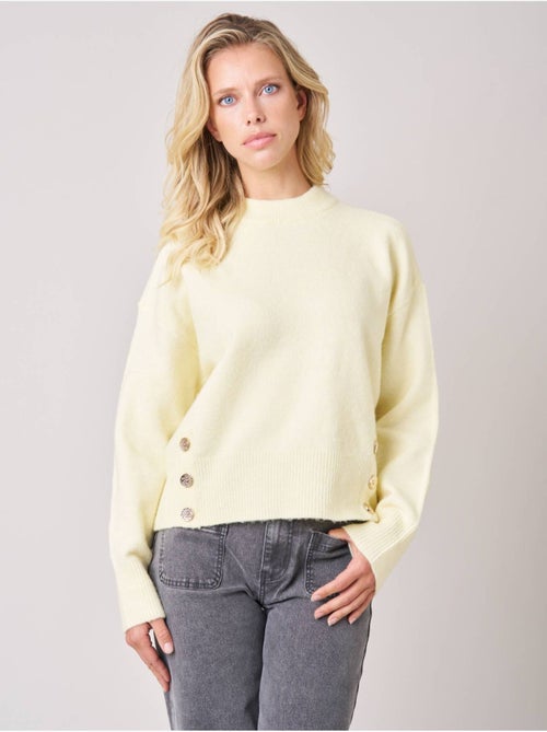 Pull ample femme en maille douce 'deeluxe' - Kiabi