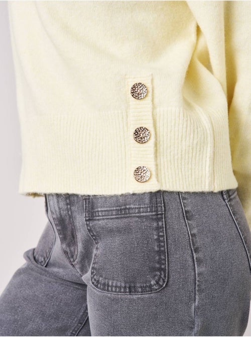 Pull ample femme en maille douce 'deeluxe' - Kiabi