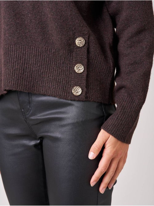 Pull ample femme en maille douce 'deeluxe' - Kiabi