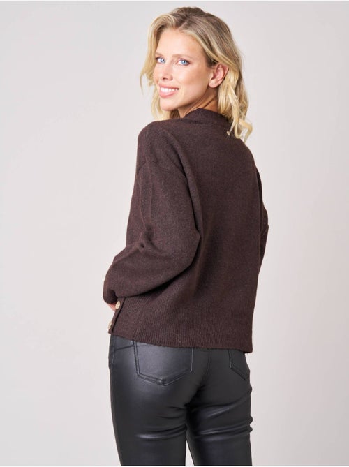 Pull ample femme en maille douce 'deeluxe' - Kiabi