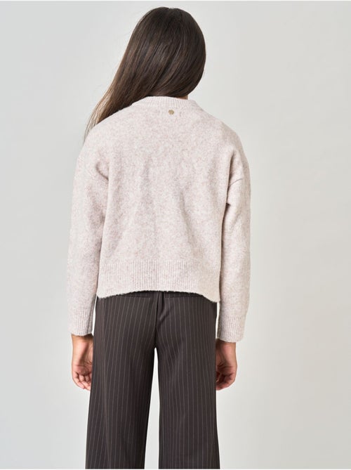 Pull ample fille en maille douce 'deeluxe' - Kiabi Pull ample fille en maille douce 'deeluxe' - Kiabi