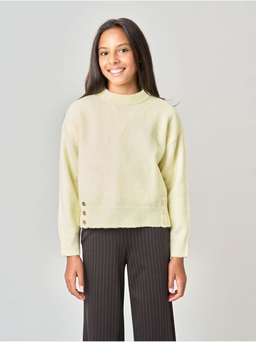 Pull ample fille en maille douce 'deeluxe' - Kiabi Pull ample fille en maille douce 'deeluxe' - Kiabi