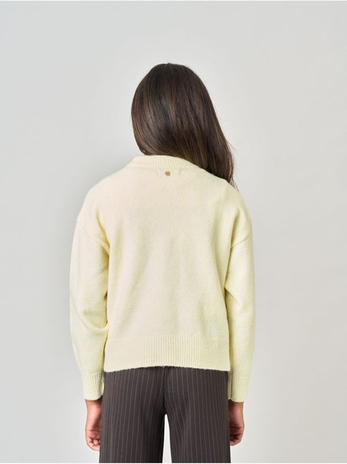 Pull ample fille en maille douce 'deeluxe' - Kiabi Pull ample fille en maille douce 'deeluxe' - Kiabi