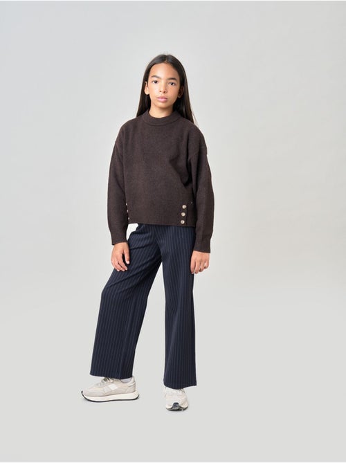 Pull ample fille en maille douce 'deeluxe' - Kiabi Pull ample fille en maille douce 'deeluxe' - Kiabi