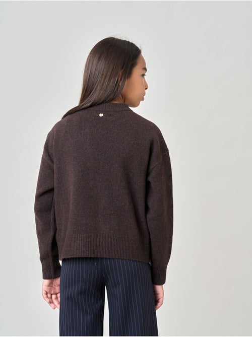 Pull ample fille en maille douce 'deeluxe' - Kiabi Pull ample fille en maille douce 'deeluxe' - Kiabi
