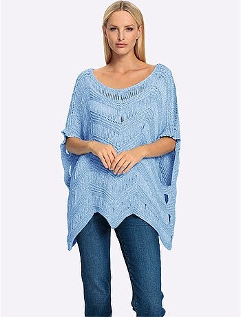 Pull Ample Superbe Motif Tricoté - Taille Standard - Helline