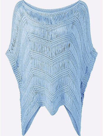 Pull Ample Superbe Motif Tricoté - Taille Standard - Helline