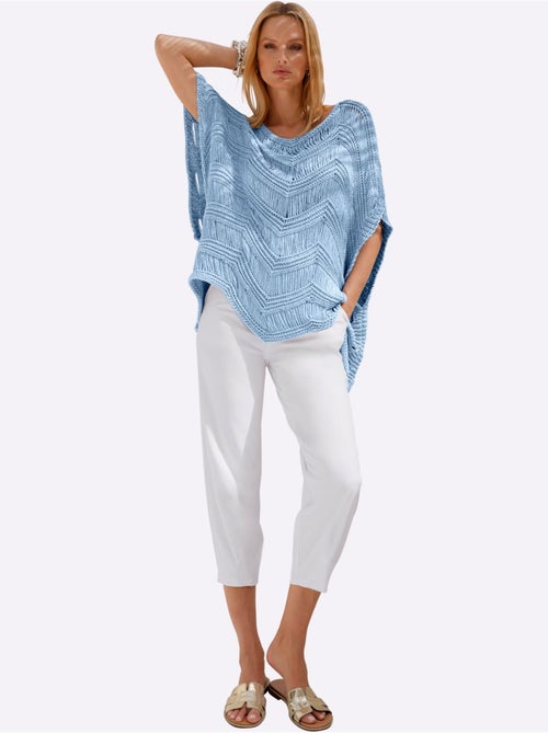 Pull Ample Superbe Motif Tricoté - Taille Standard - helline - Kiabi