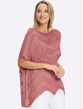 Pull Ample Superbe Motif Tricoté - Taille Standard - Helline