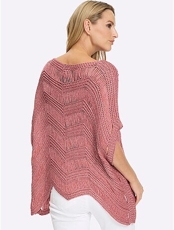 Pull Ample Superbe Motif Tricoté - Taille Standard - Helline