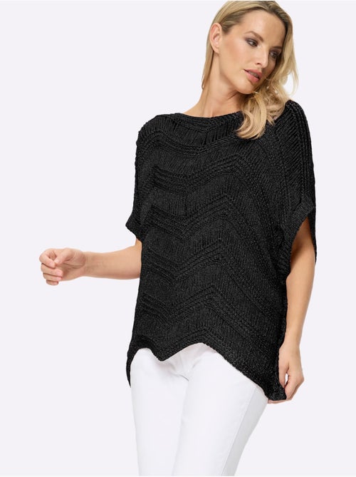 Pull Ample Superbe Motif Tricoté - Taille Standard - Helline - Kiabi