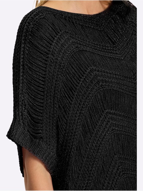 Pull Ample Superbe Motif Tricoté - Taille Standard - Helline - Kiabi