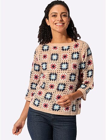 Pull Aspect Crochet - Taille Standard - Witt