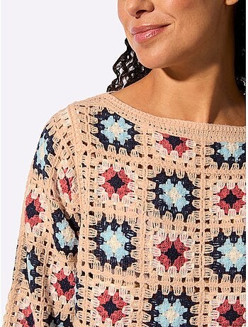 Pull Aspect Crochet - Taille Standard - Witt