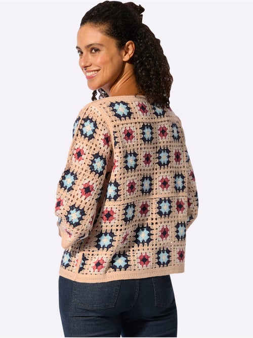 Pull Aspect Crochet - Taille Standard - Witt - Kiabi Pull Aspect Crochet - Taille Standard - Witt - Kiabi
