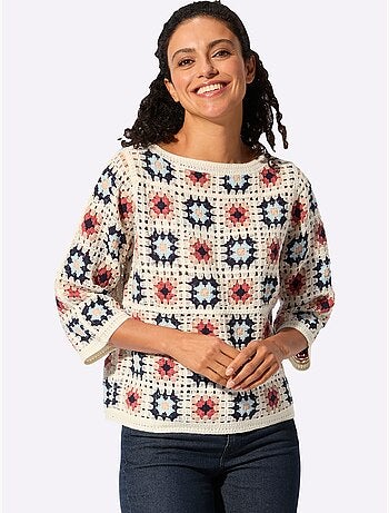 Pull Aspect Crochet - Taille Standard - Witt
