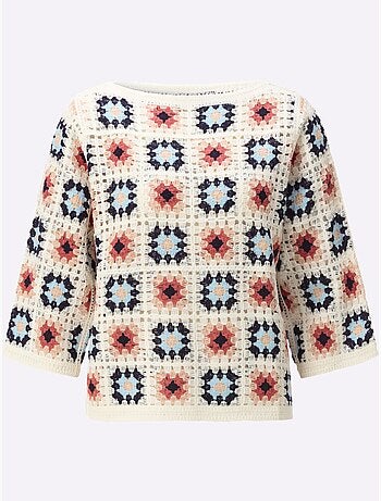Pull Aspect Crochet - Taille Standard - Witt