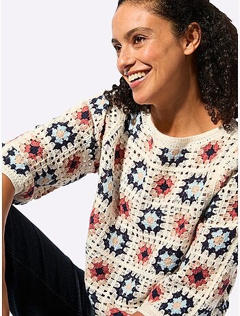 Pull Aspect Crochet - Taille Standard - Witt